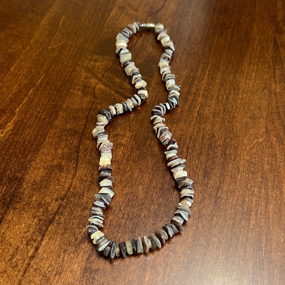 Multicolor Stone Necklace, 18", EUC